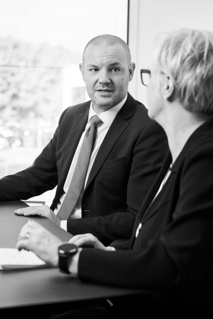 Thomas Sagild og Annette Warlo kontor